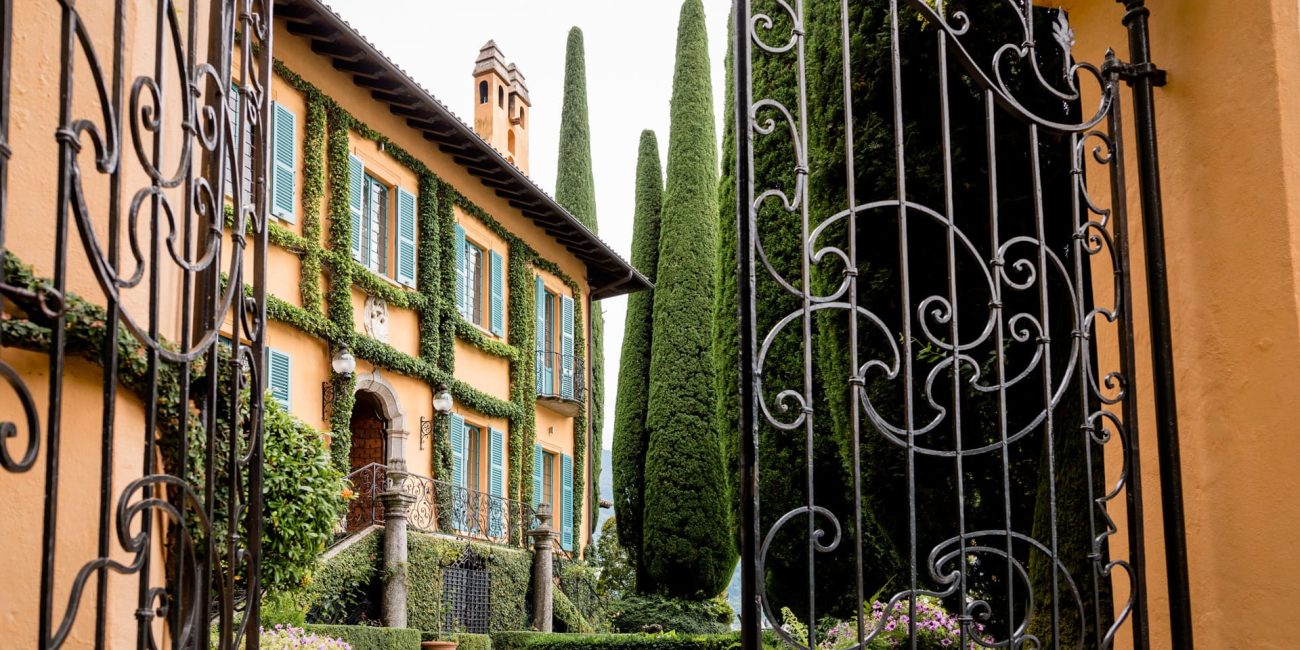 Villa La Cassinella, location on lake como