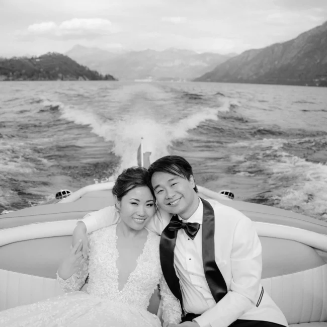 Chic wedding on Lake Como Italy