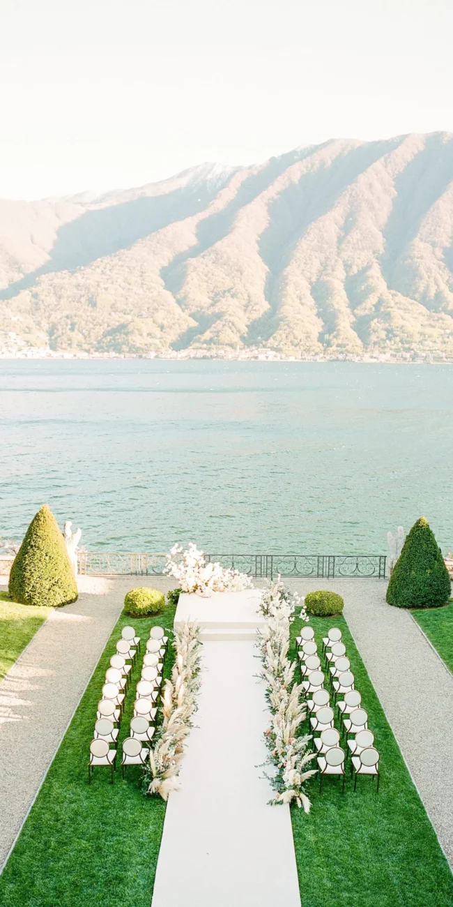 Chic wedding on Lake Como Italy