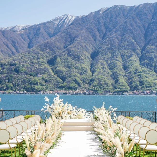 Chic wedding on Lake Como Italy