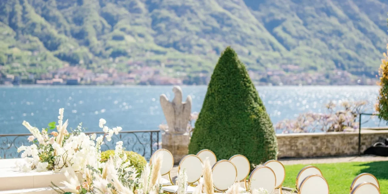 Chic wedding on Lake Como Italy