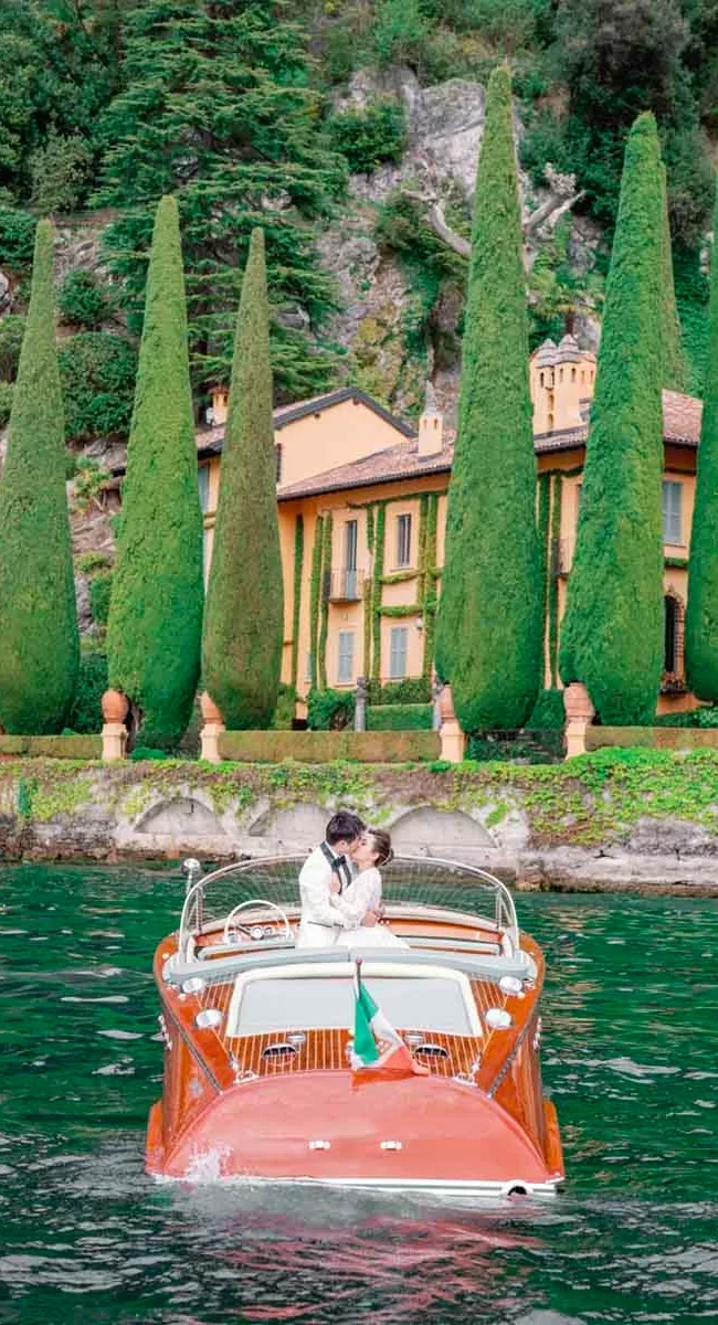 Chic wedding on Lake Como Italy