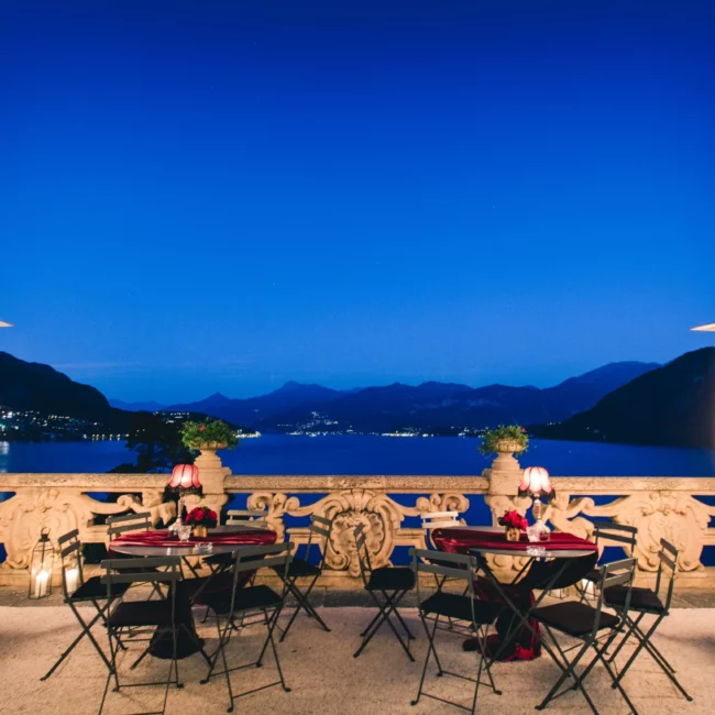 Extravagant events on Lake Como