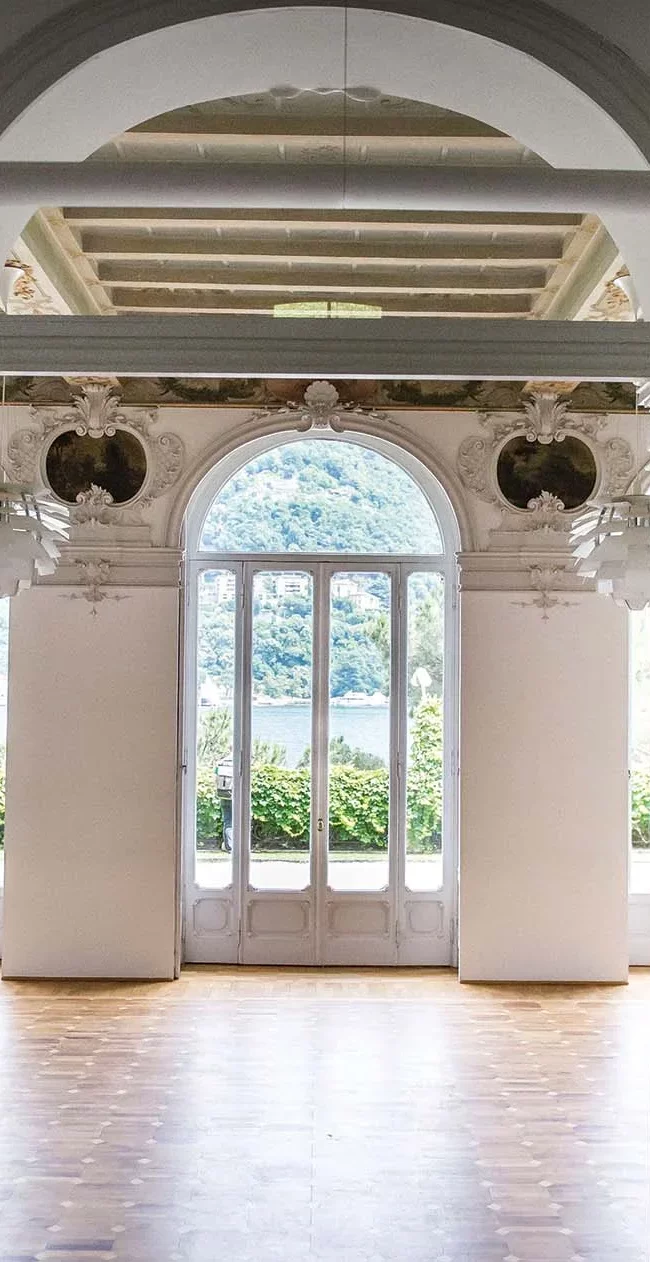 Villa del Grumello lake como