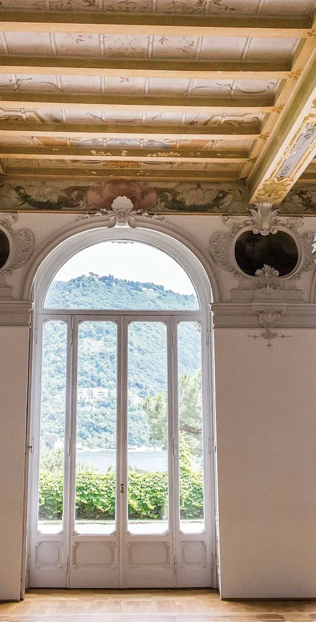 Villa del Grumello lake como