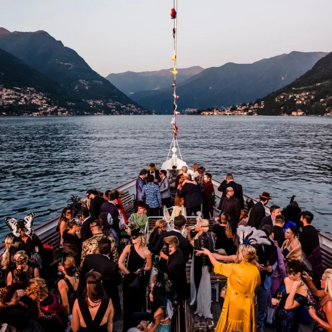 Extravagant events on Lake Como